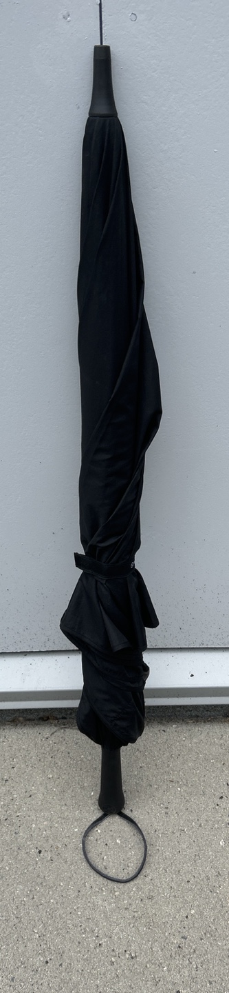 Black classic full-size blunt umbrella - photo 2