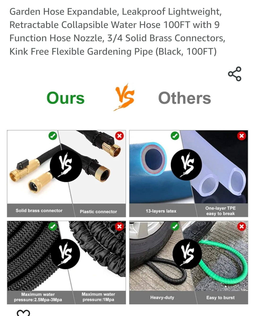 Garden Hose Expandable, - photo 3