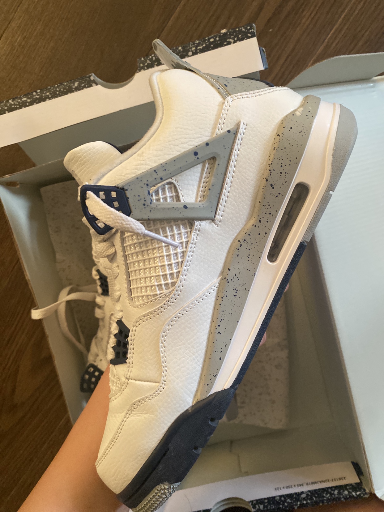 Jordan 4s Midnight navy - photo 2