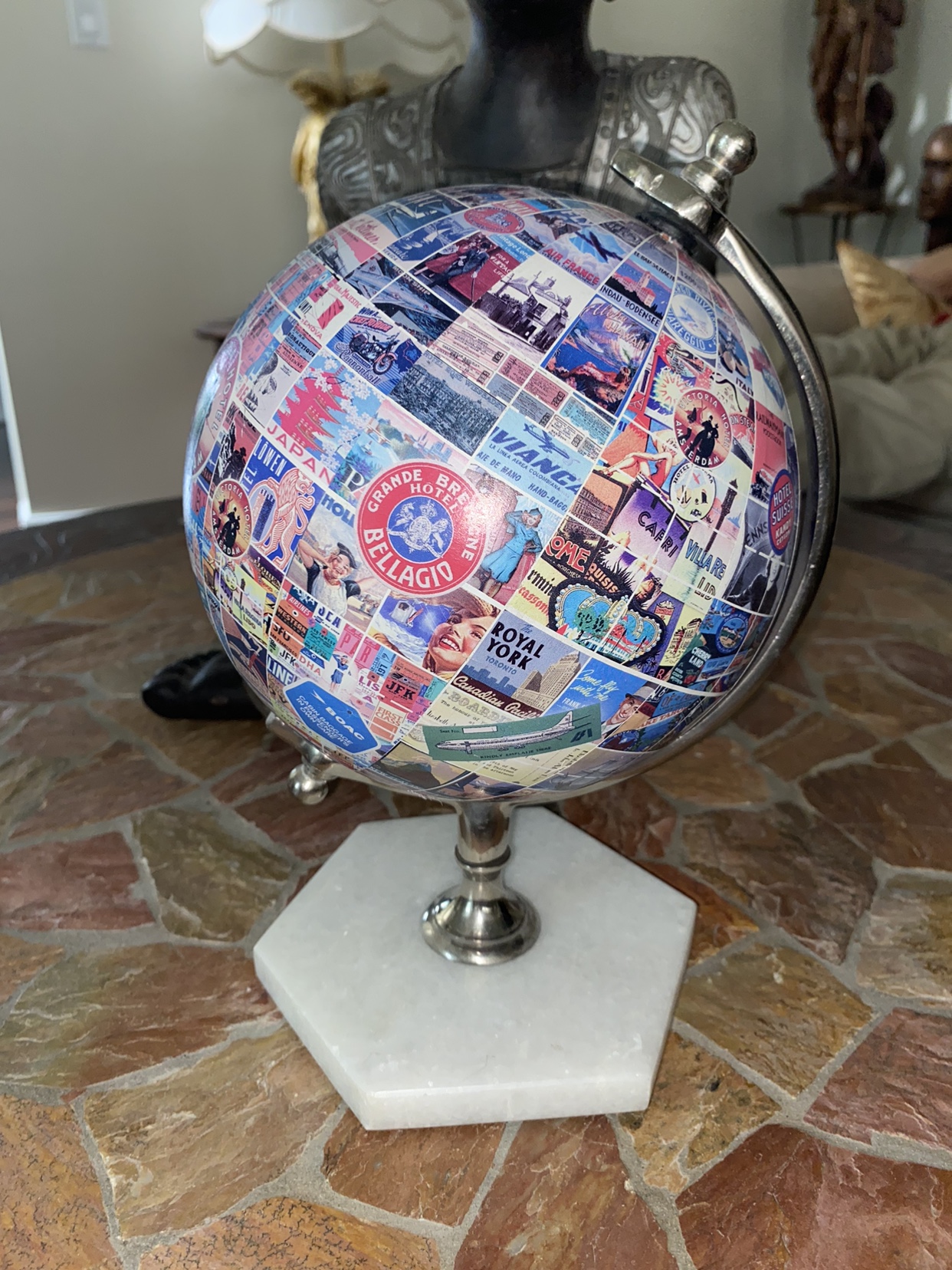 Decor stamps globe image indicator(3)