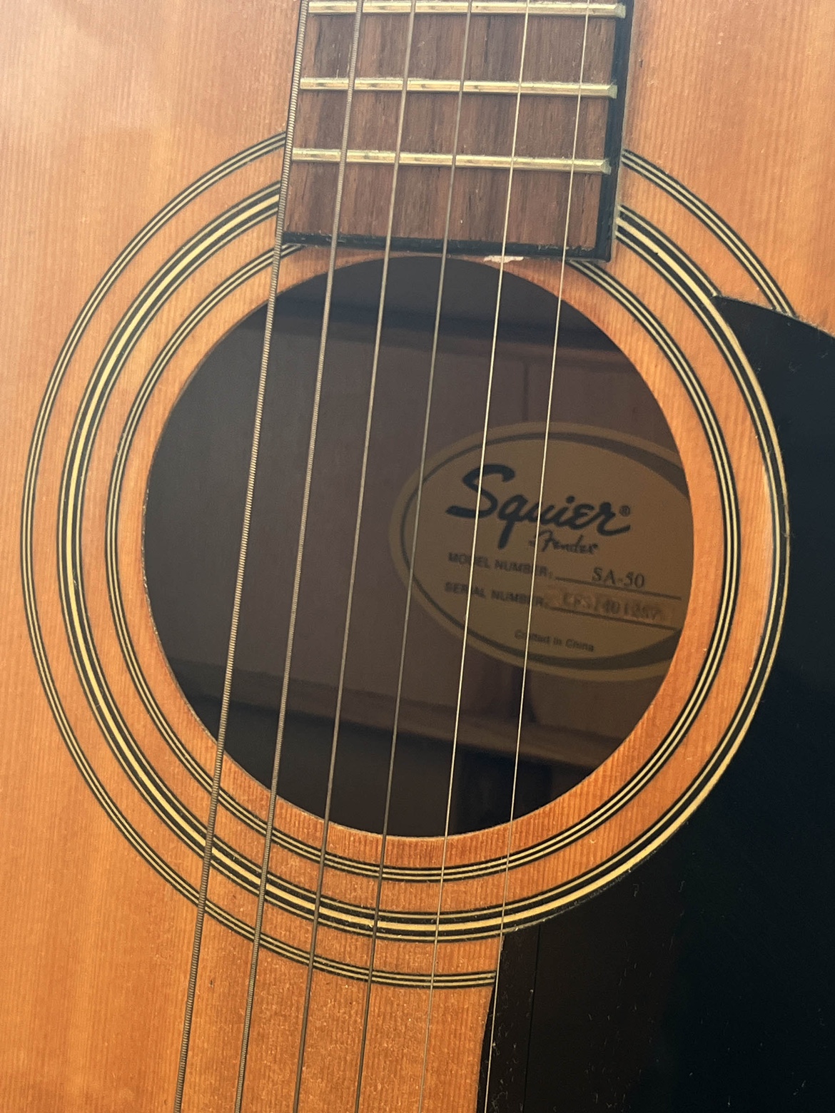 Guitar - Squire by Fender (SA-50), all included - photo 4