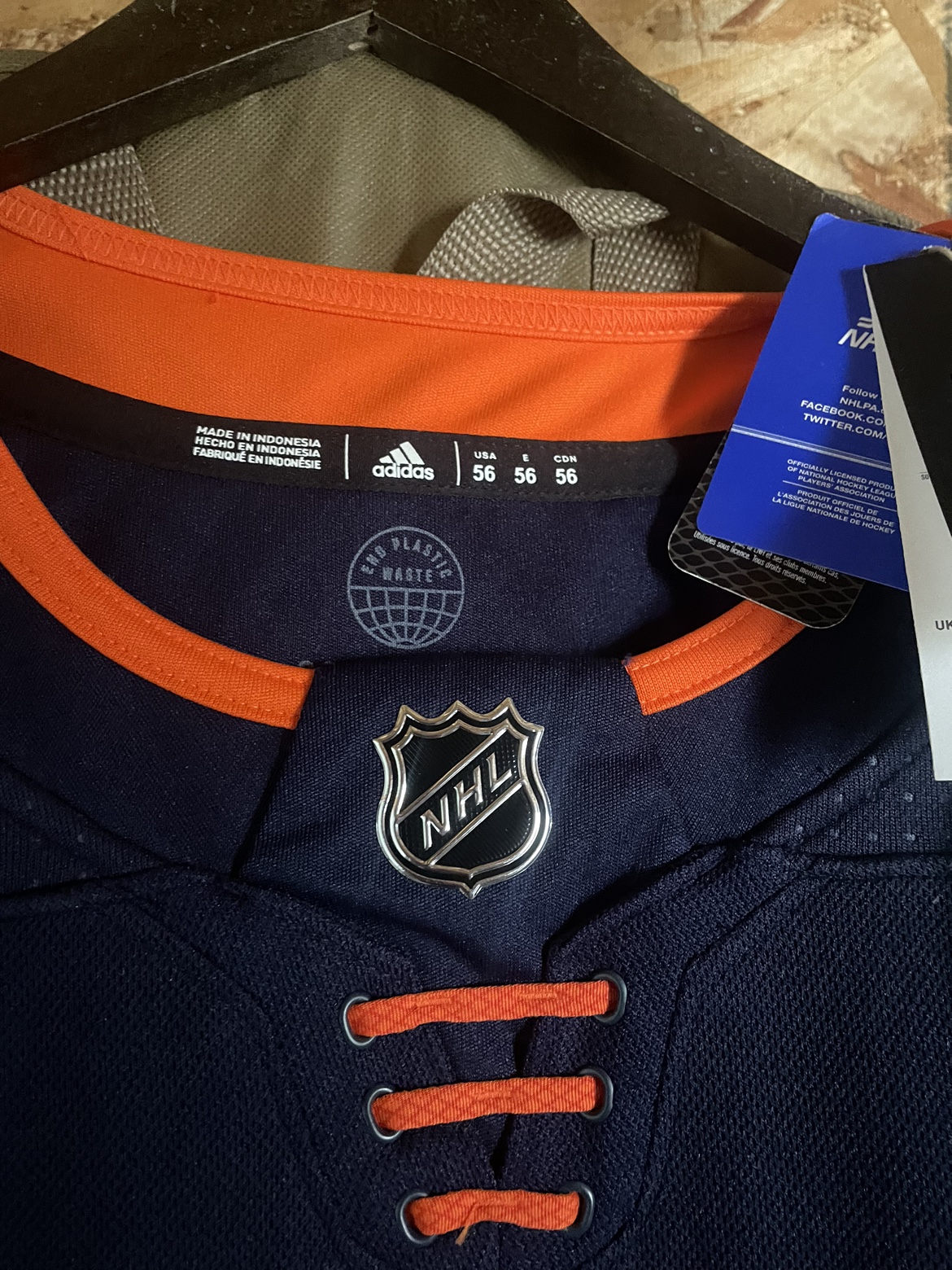 Brand new original oilers jersey with tags image indicator(2)