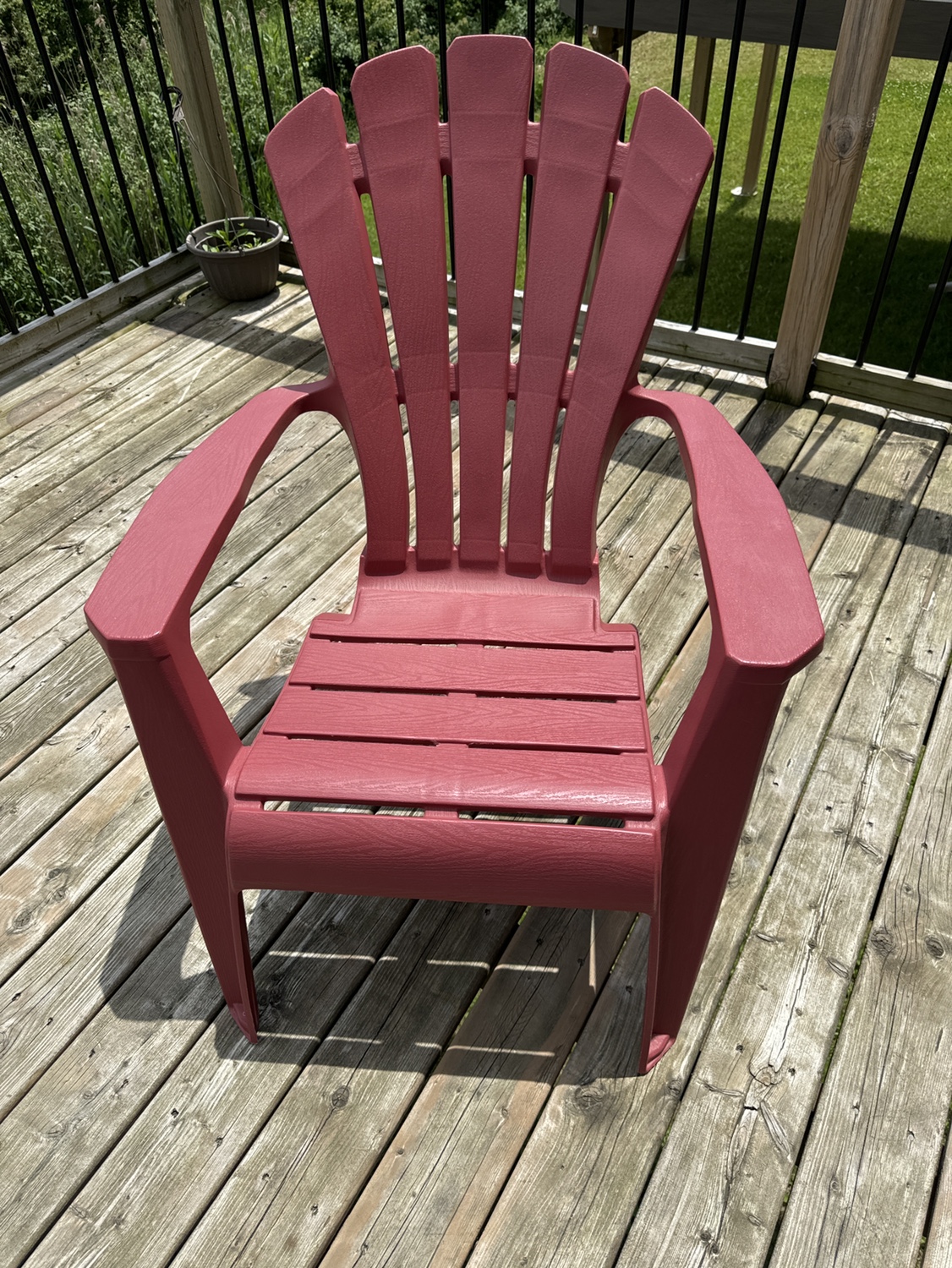 Backyard chairs
