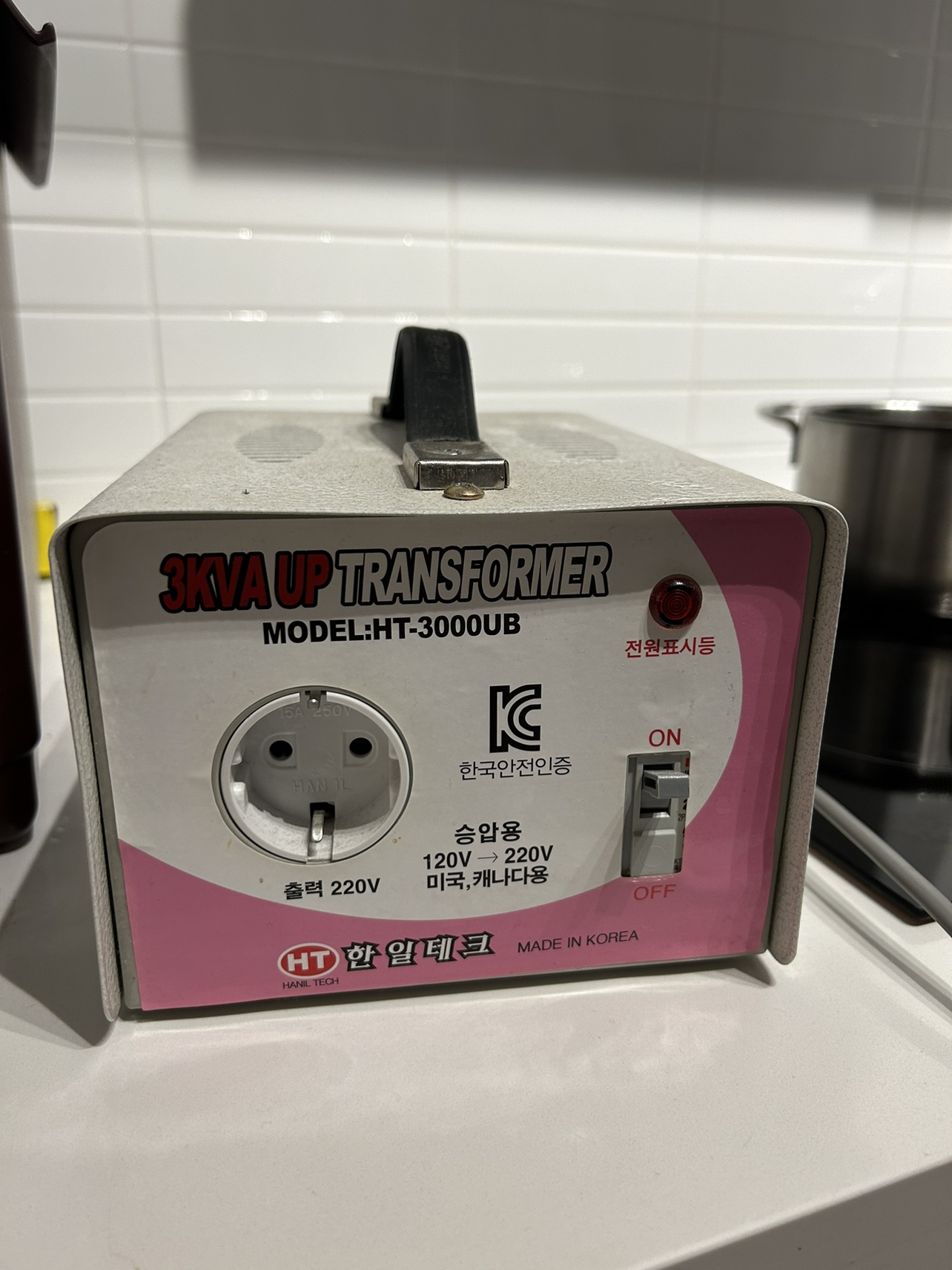 120v -> 220v step up transformer