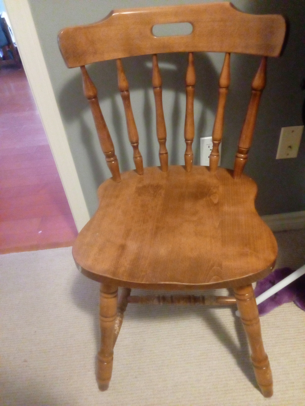 Wooden dresser and chair - photo 4