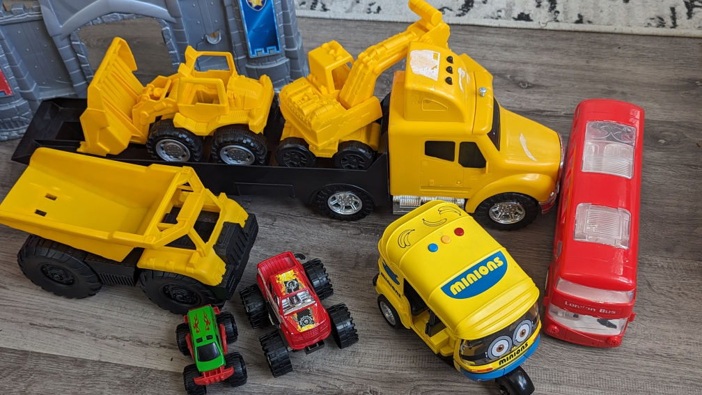 kids toys mixed moving vehicles thumbnail