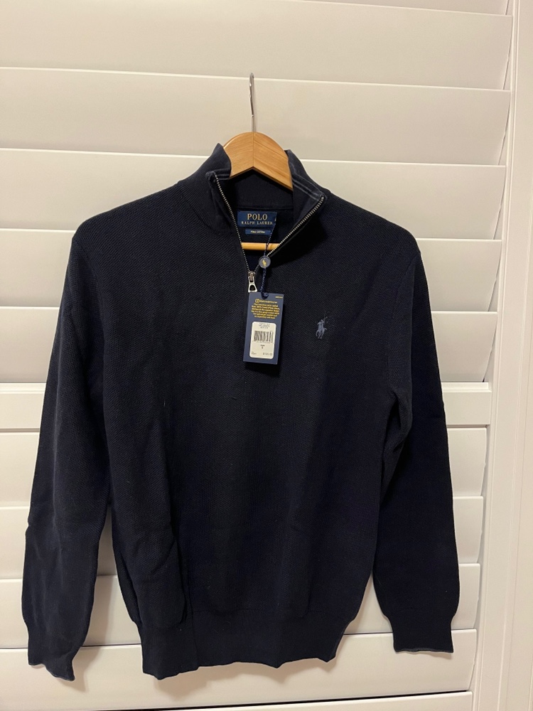 Men’s Ralph Lauren Polo pull over cotton sweater thumbnail