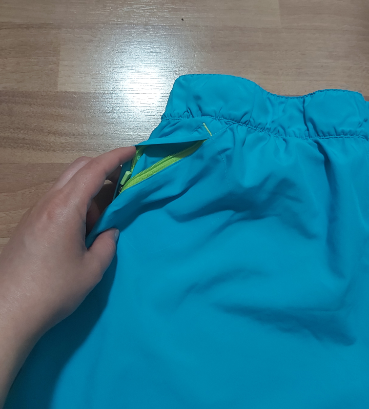 Adidas Blue and Green Running Shorts Size Medium (M) image indicator(5)