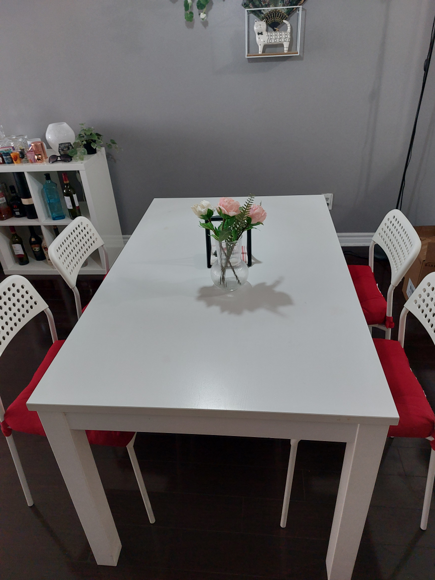 Dining table with chairs