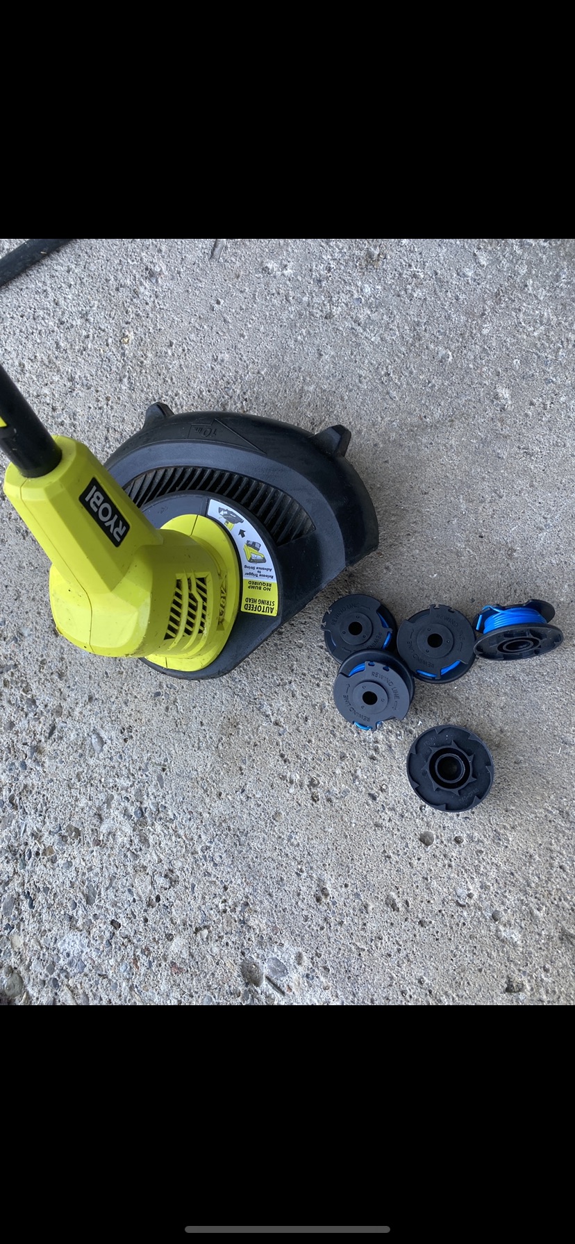 Ryobi grass trimmer image indicator(4)