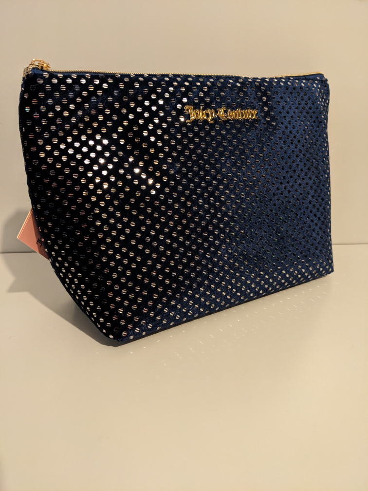 Juicy Couture navy blue cosmetics bag - new 🧡