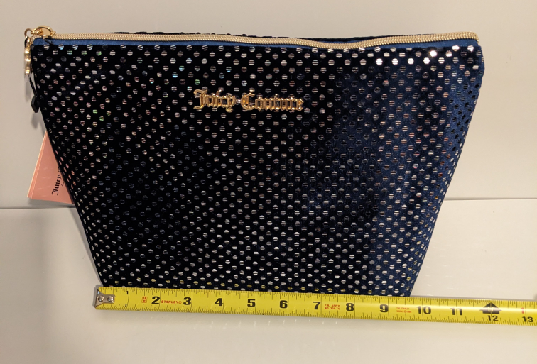 Juicy Couture navy blue cosmetics bag - new 🧡 - photo 4