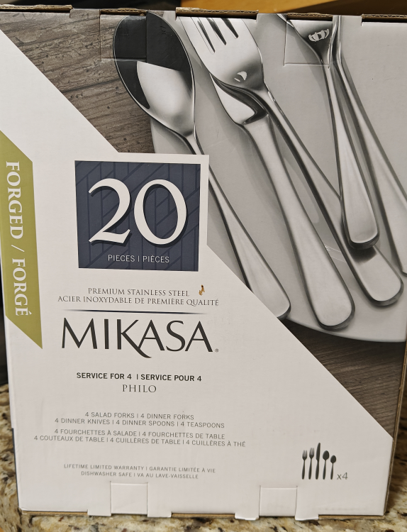 Mikasa 20 piece forged flatware cutlery set - photo 2