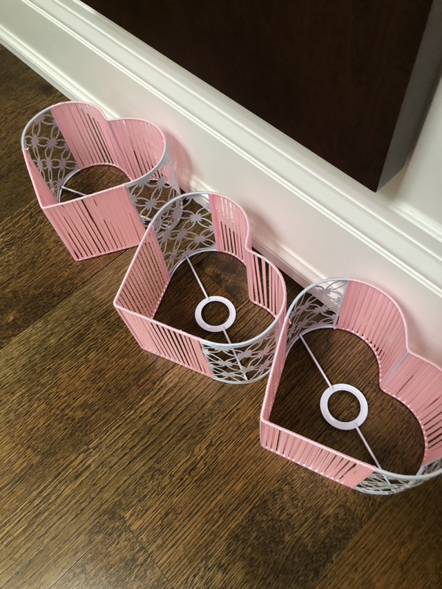 Heart shaped light / lamp shades