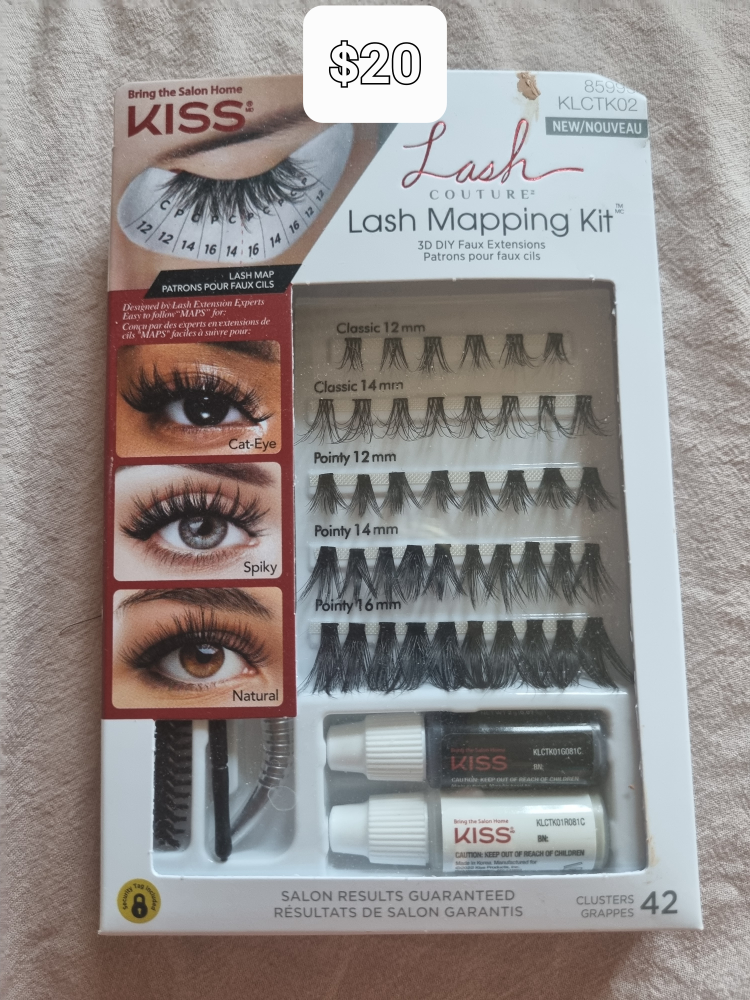 KISS's eyelash mapping kit