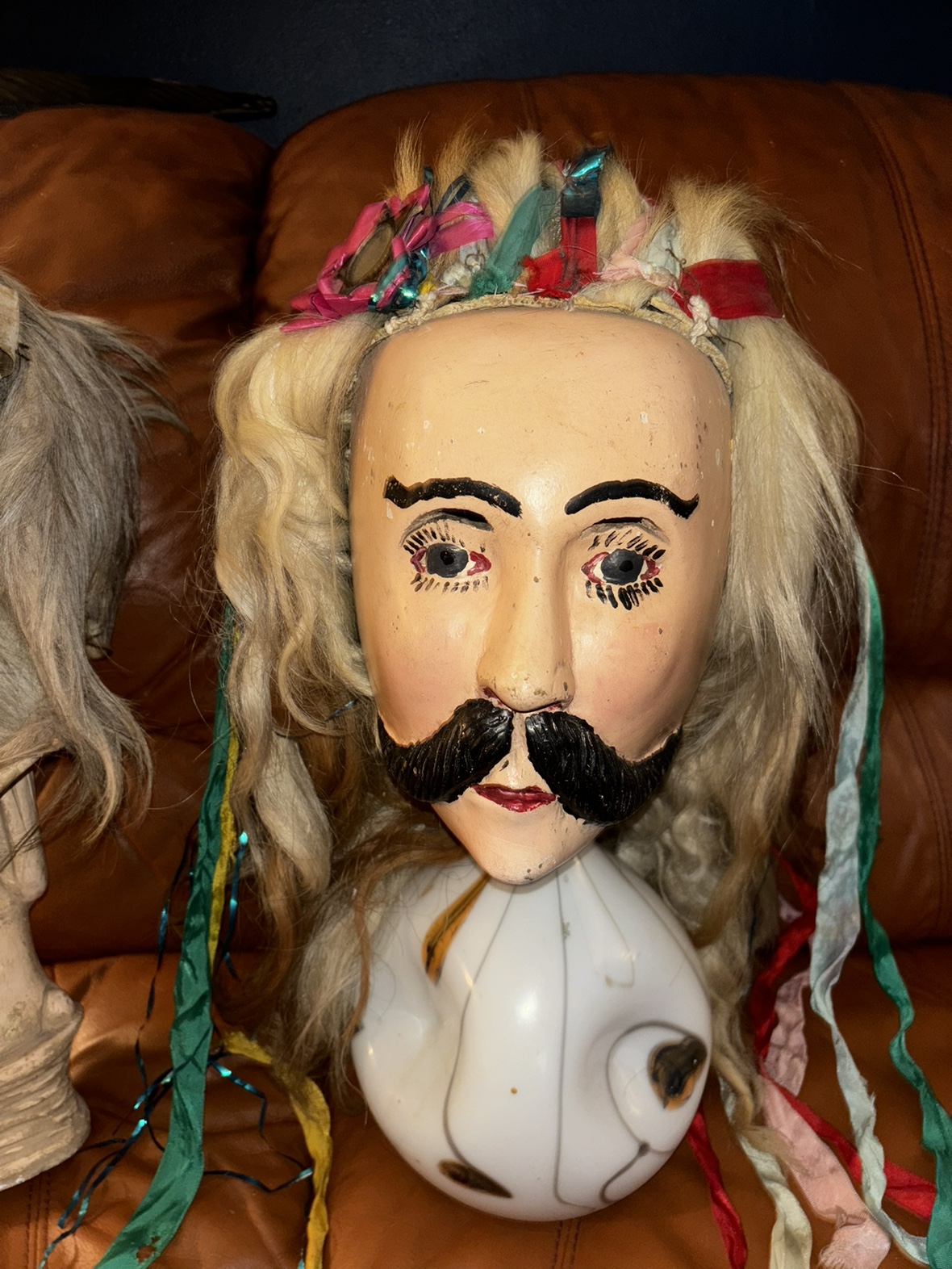 Fantastic rare antique Guatemalan dance masks - photo 2