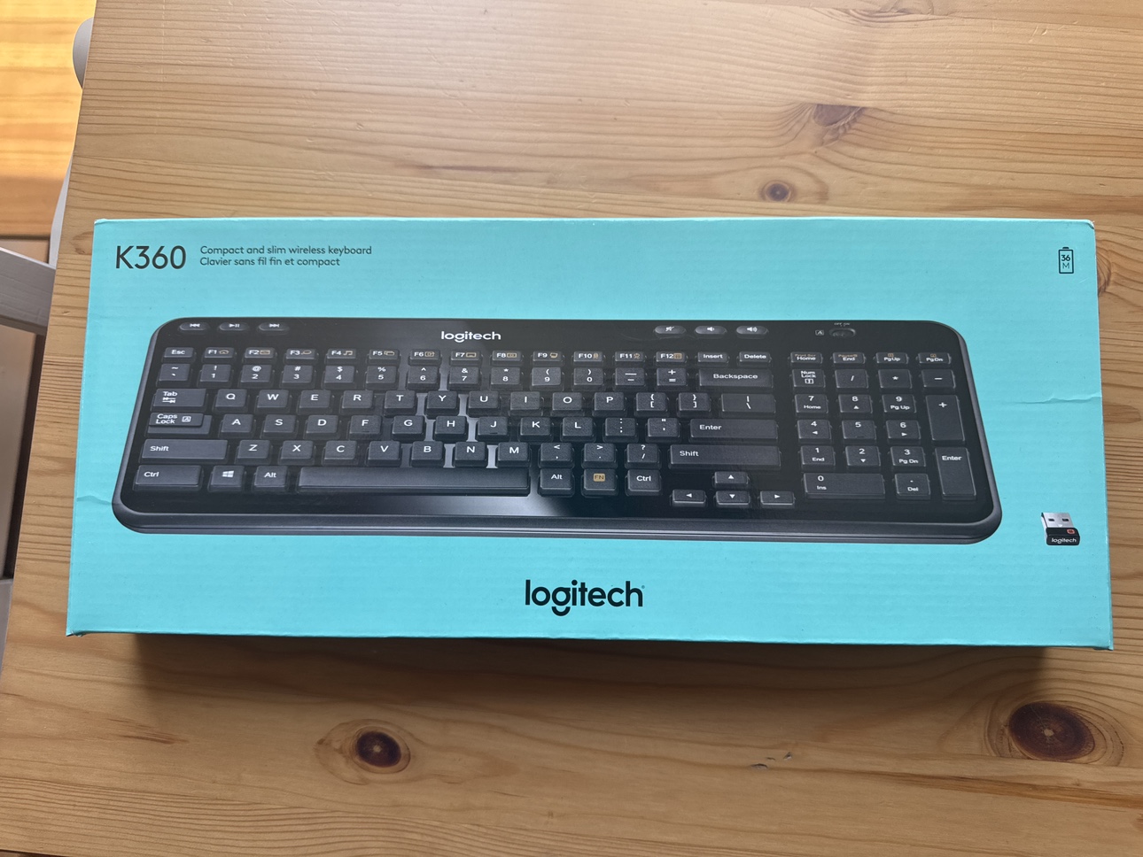Brand new Logitech k360 wireless keyboard thumbnail