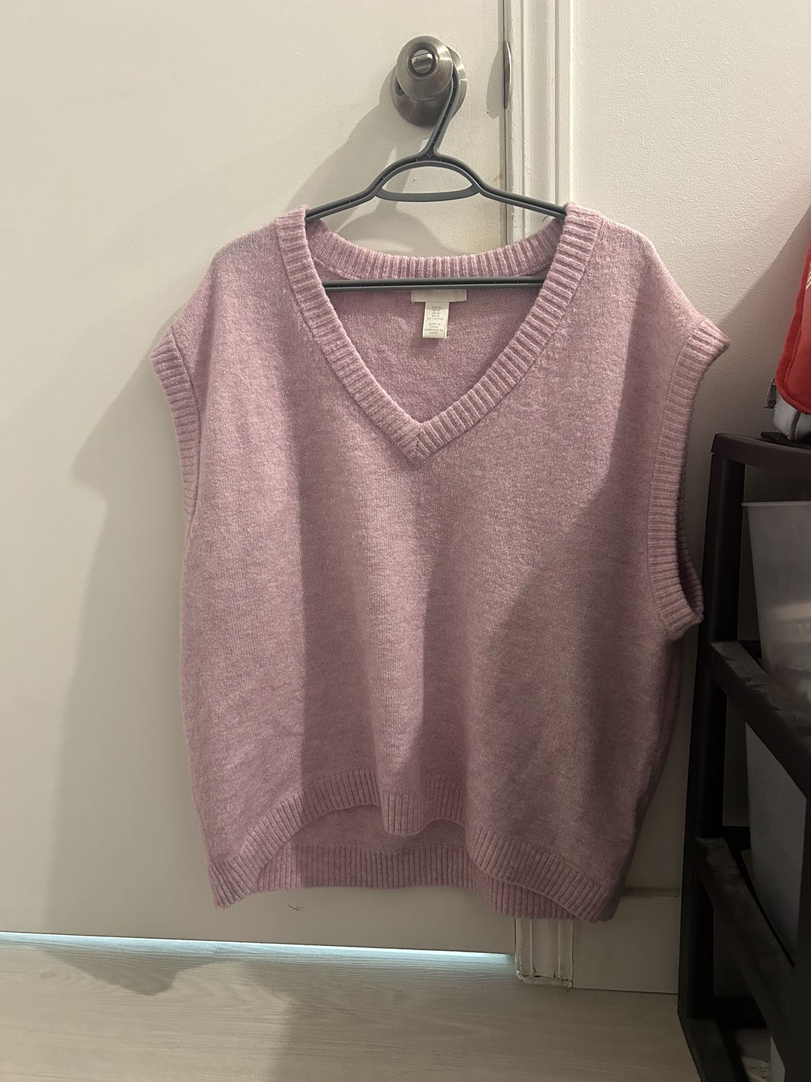 Baby pink vest