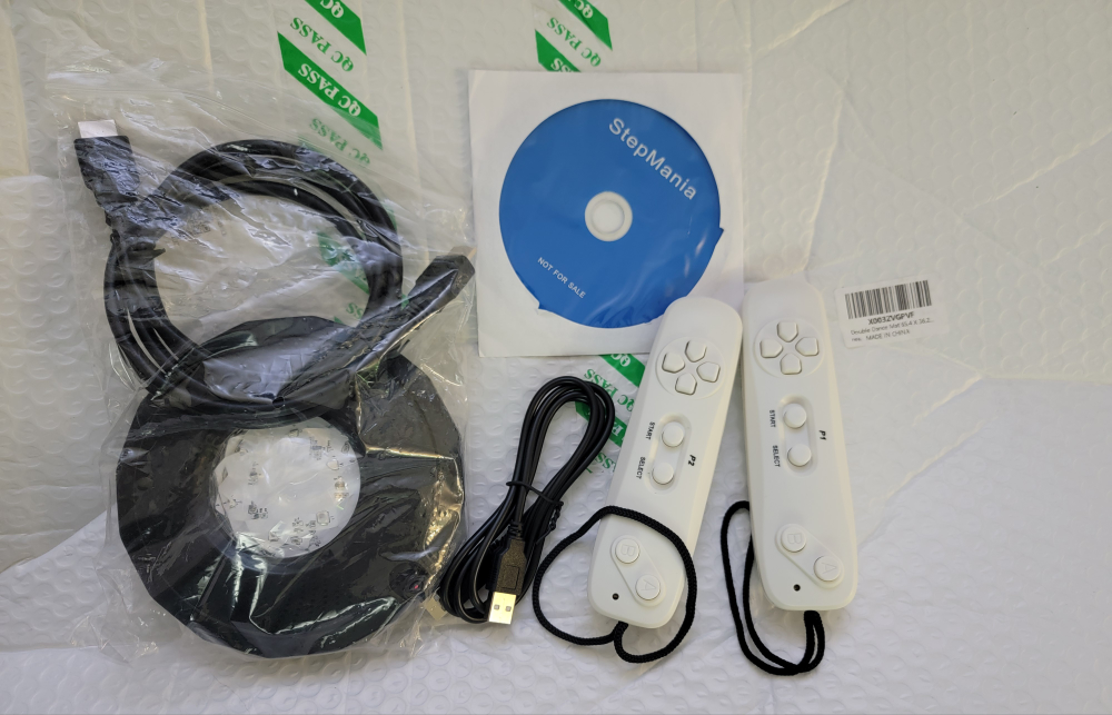 Double Dance Mat 65.4 X 36.2inch, AR Electronic Fitness Pad image indicator(7)