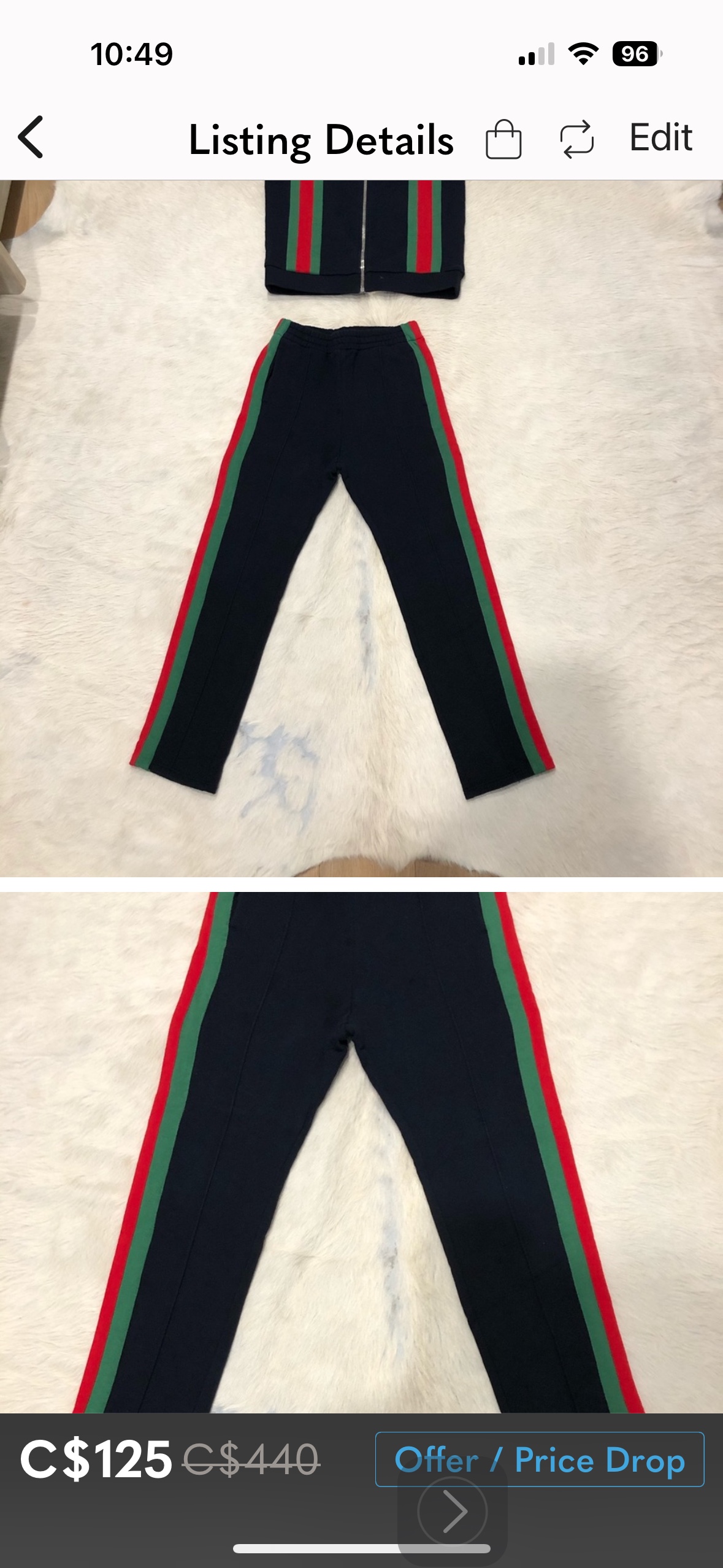 Gucci pants/joggers for kids