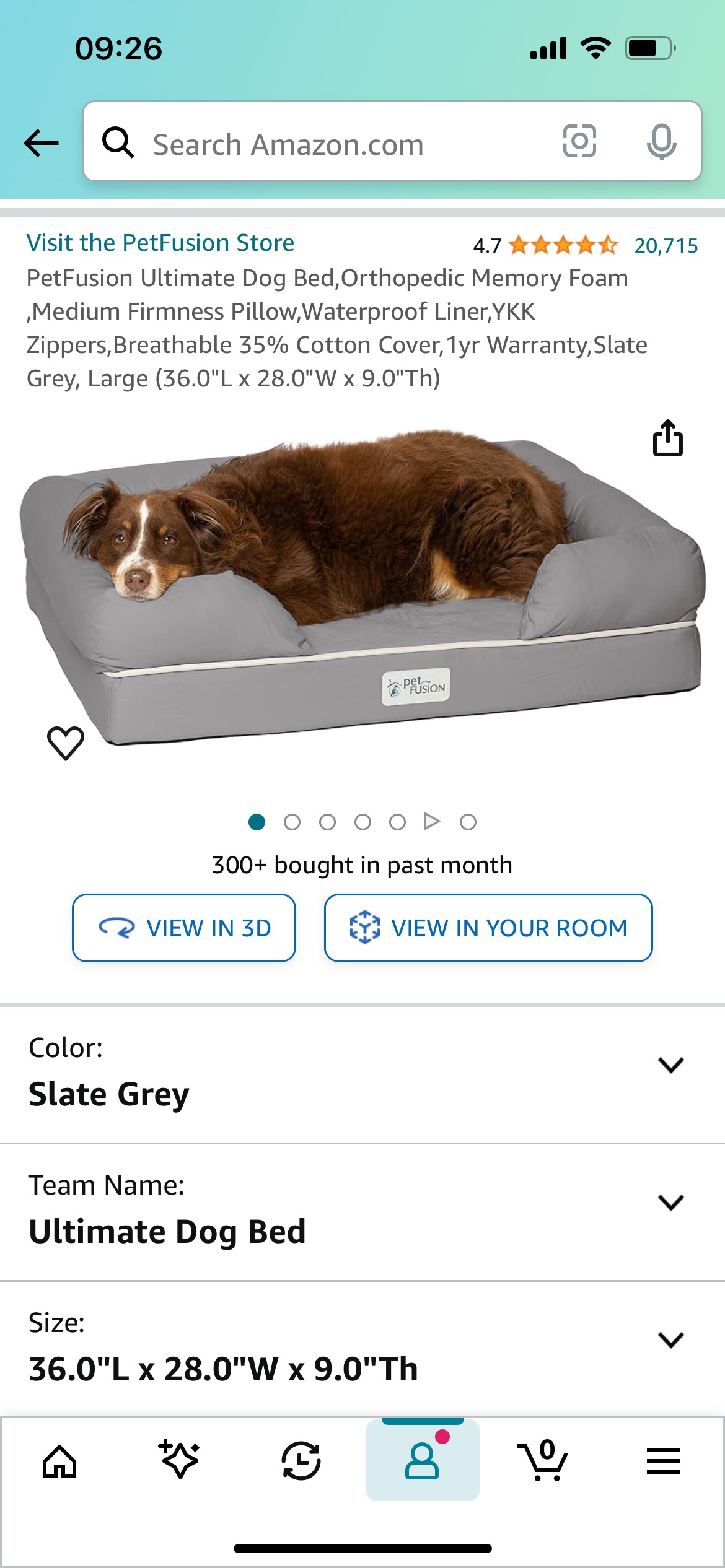Dog Bed Large Orthopedic & Accessories - photo 3