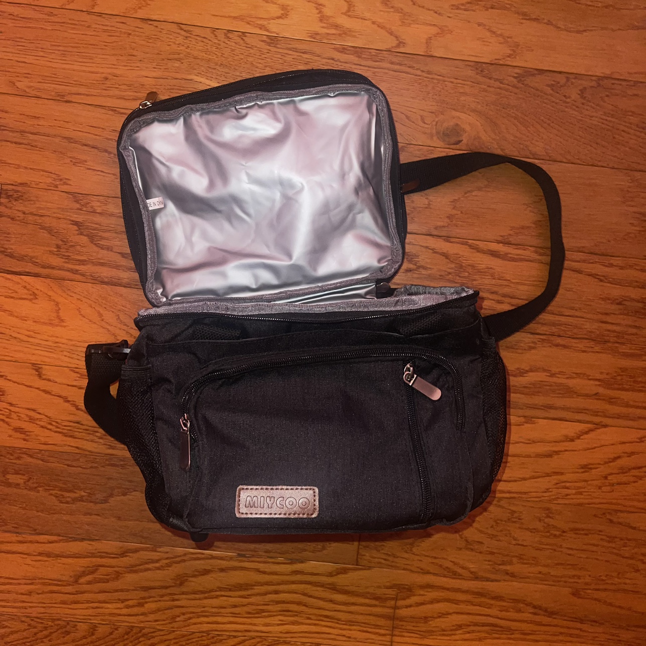 Lunch Bag/Lunch Box Double Deck Soft Large Cooler Black