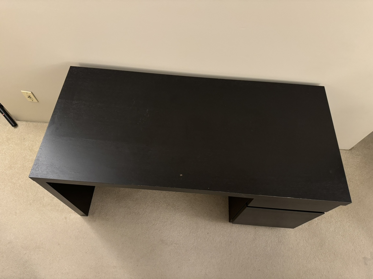 MALM Desk, black-brown, 140x65 cm (55 1/8x25 5/8 ") - photo 2