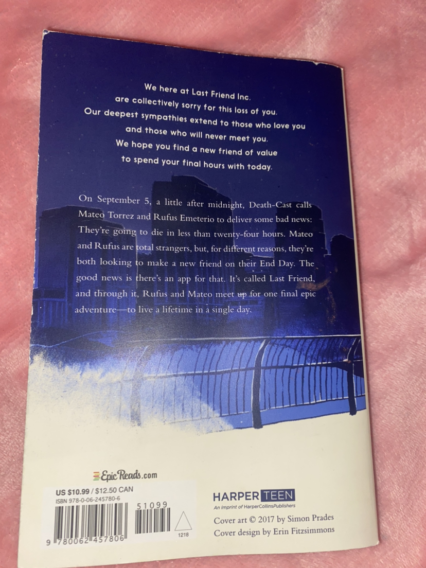 Book; They Both Die At The End Novel image indicator(2)