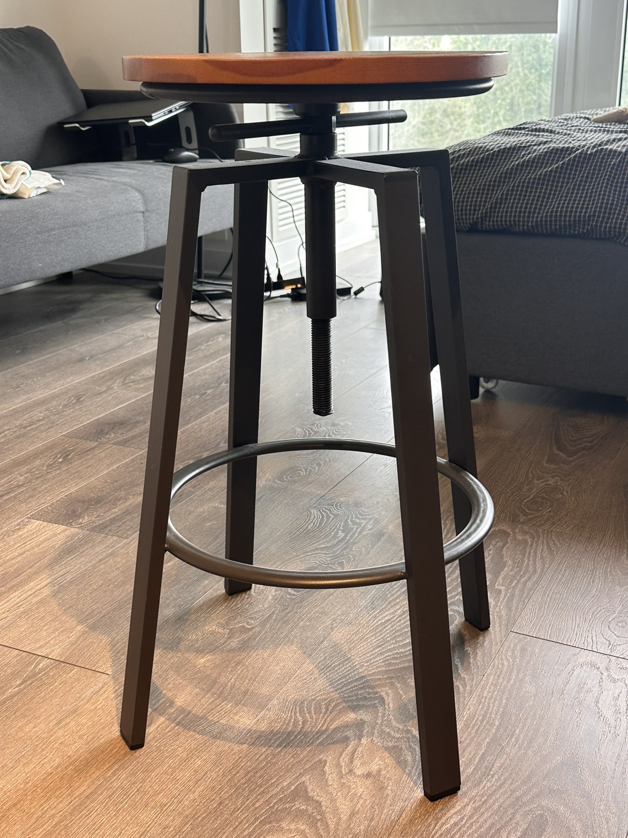 2 of Adjustable Bar stools 66cm-77cm