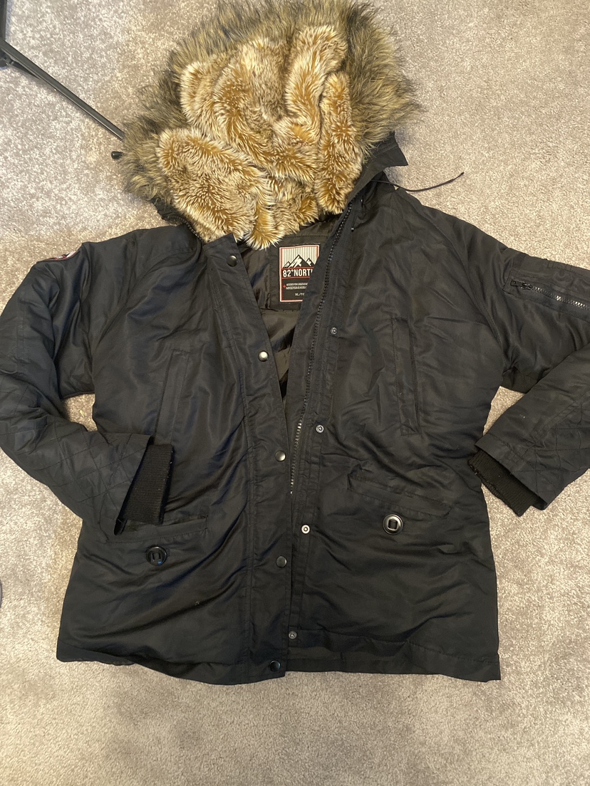Black winter jacket