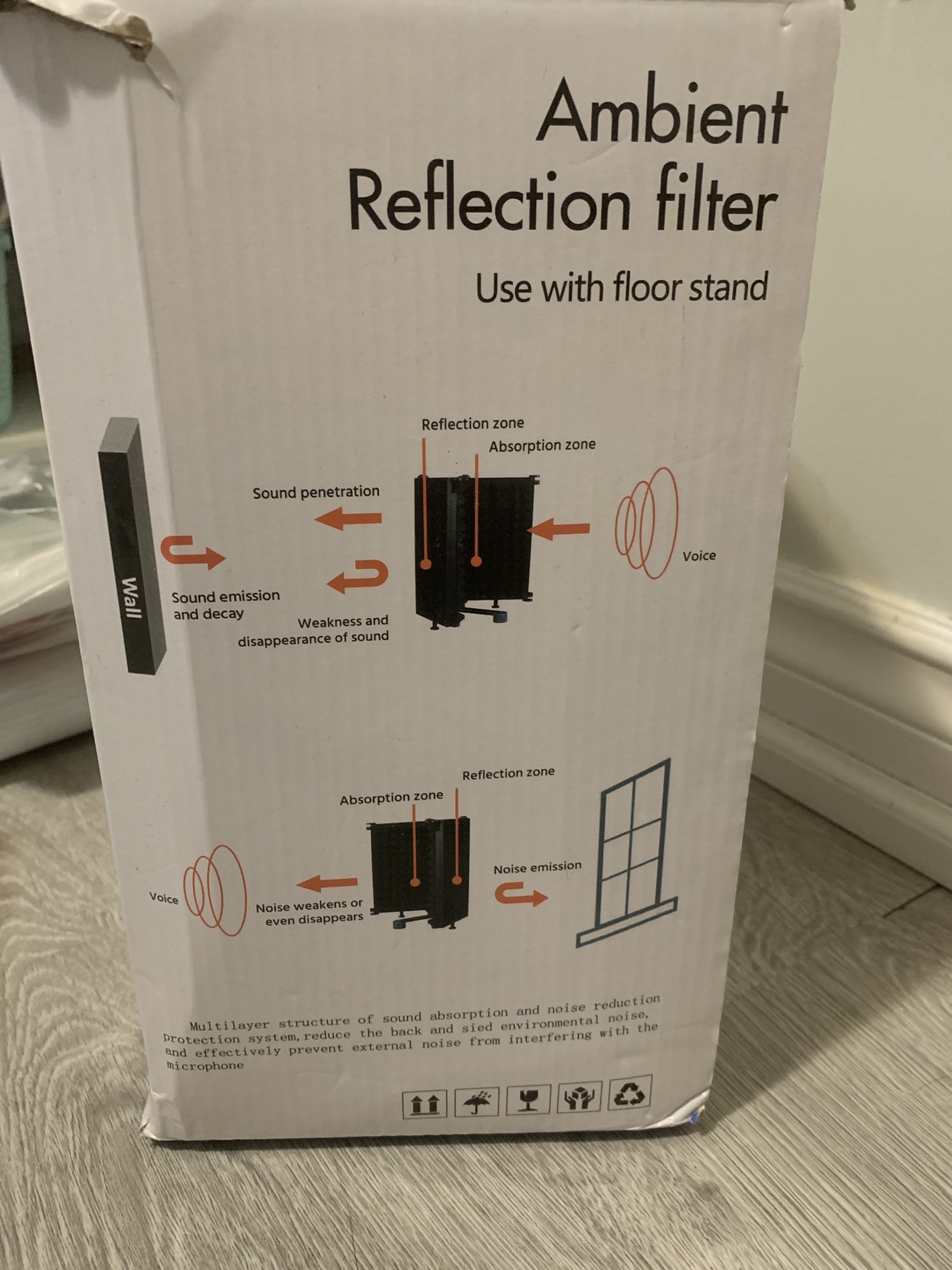 Portable Vocal Booth for Recording image indicator(2)