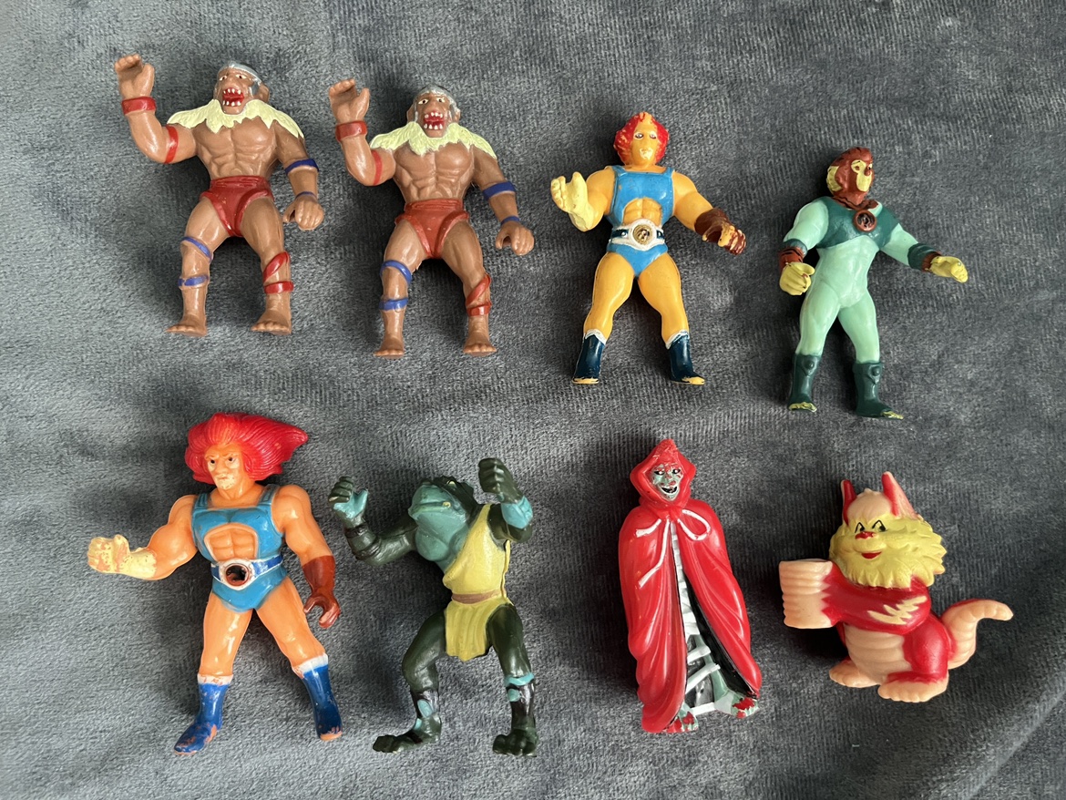 $40 for 8 x Thundercats miniature figures toys 1980s thumbnail