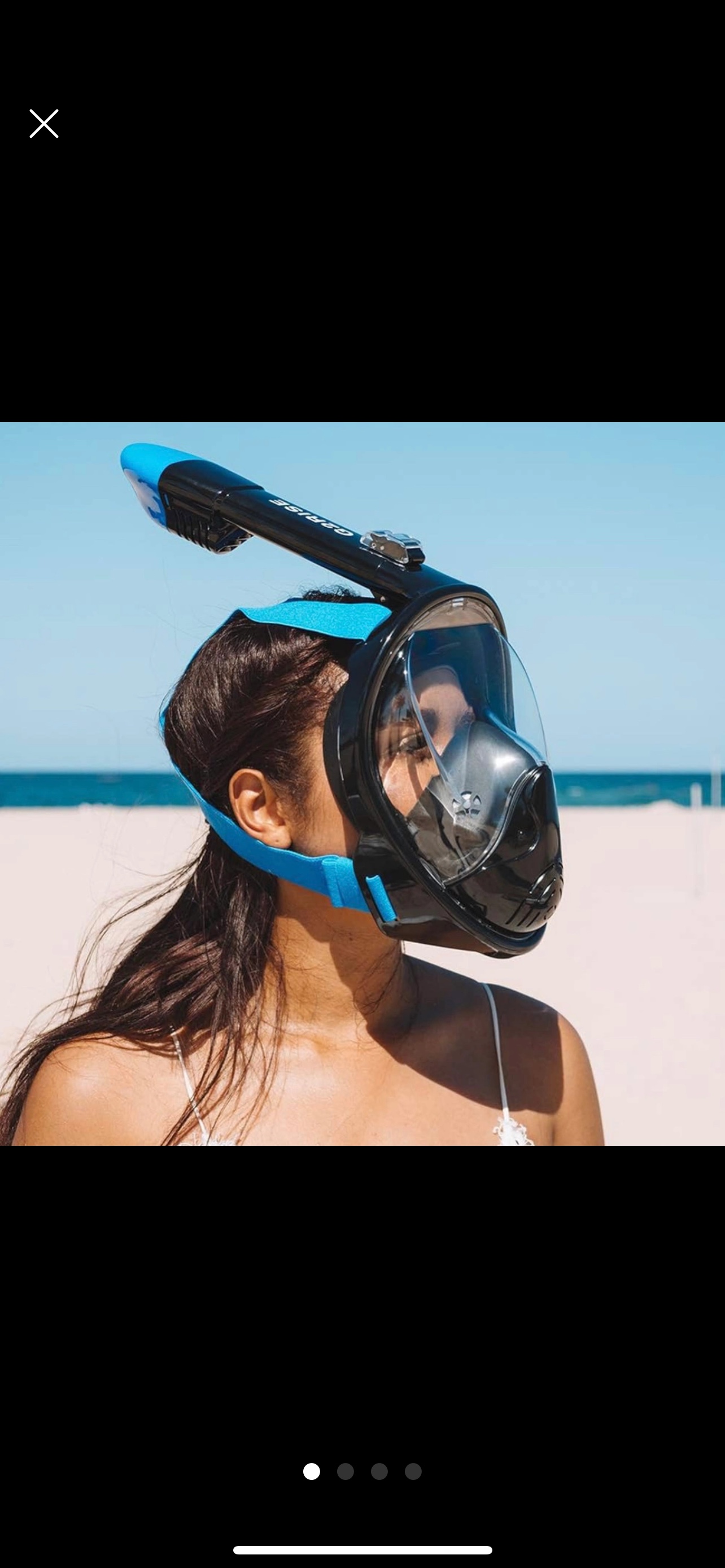 G2 rise full face snorkel mask, adults/kids