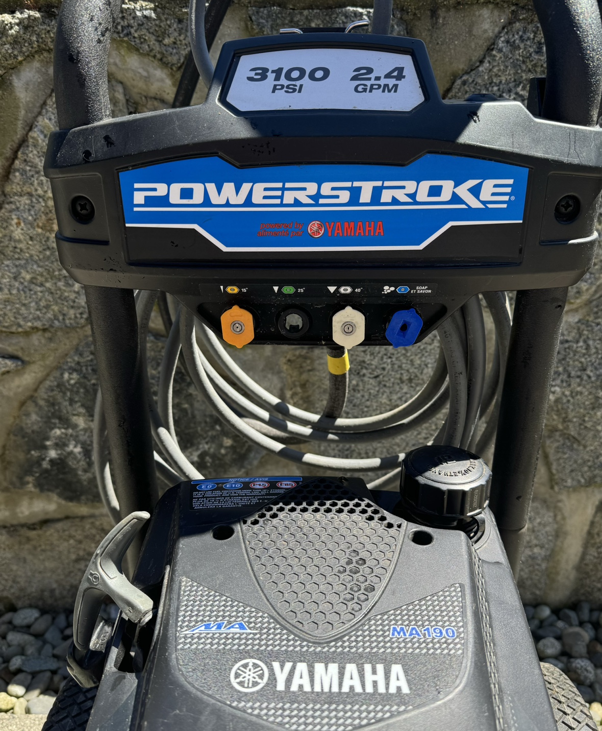 Yamaha Powerstroke 3100 psi Pressure Washer - photo 2
