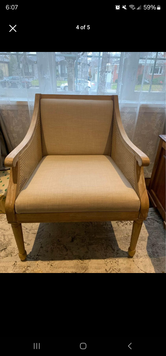 Martha Stewart Farmhouse Isla Accent Chair (2 Available) - photo 2