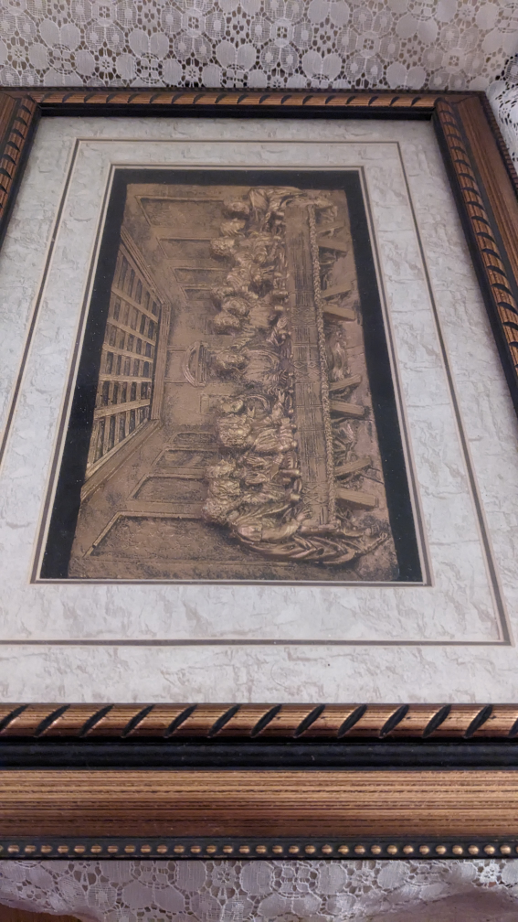 The Last Supper in 3-D Gold Bronze image indicator(4)