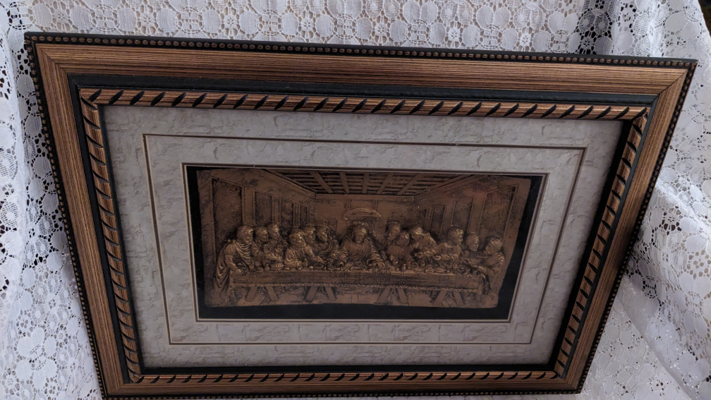 The Last Supper in 3-D Gold Bronze image indicator(5)
