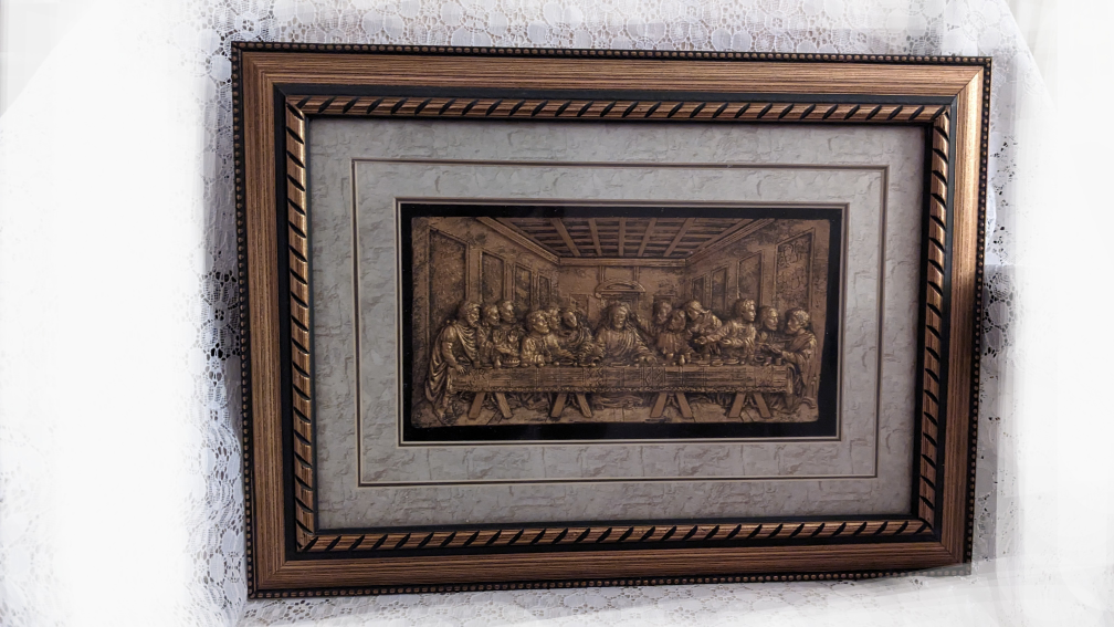 The Last Supper in 3-D Gold Bronze image indicator(7)