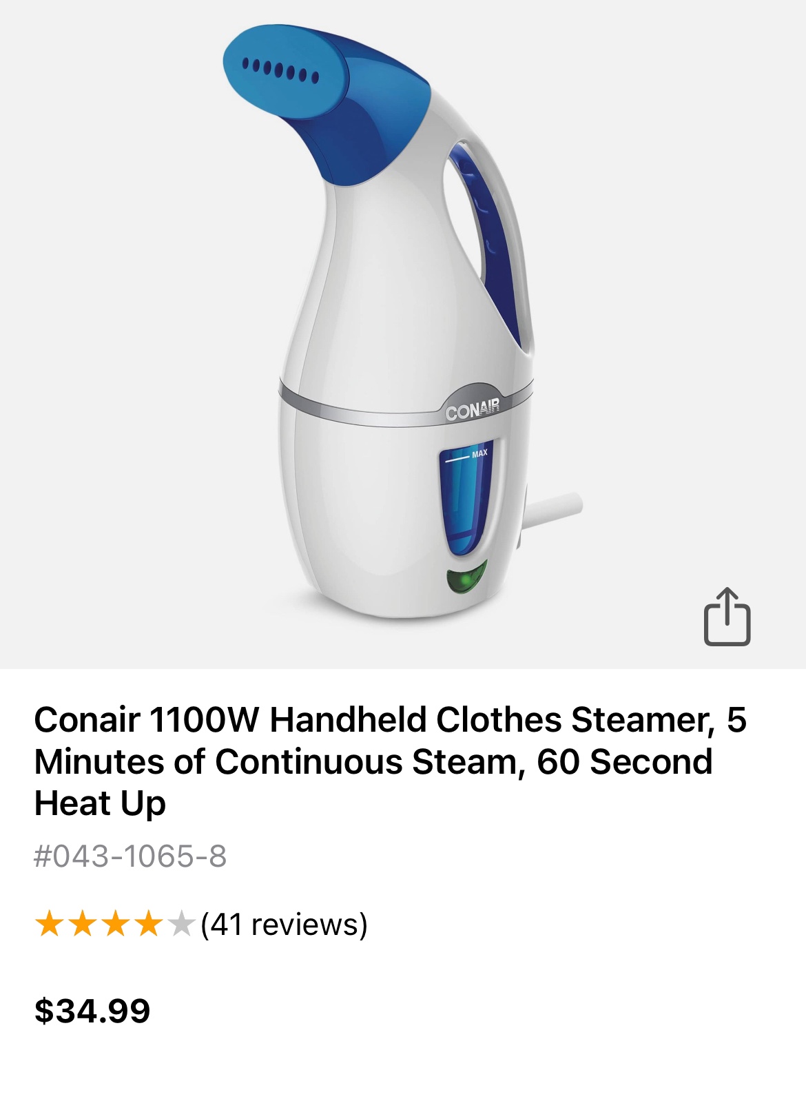Handheld Steamer image indicator(3)