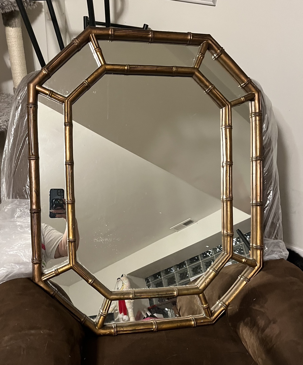 Old wall mirror