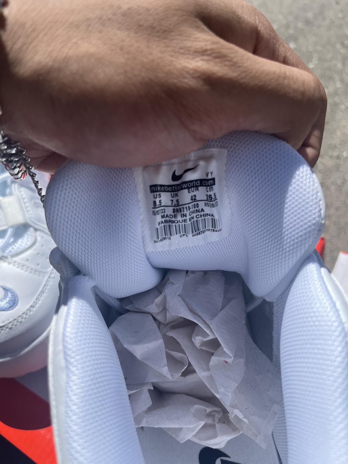 Nike Air More Uptempo ‘Triple White’ - photo 5