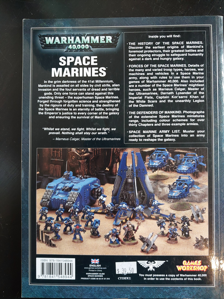 warhammer 40k space marines codex - photo 2