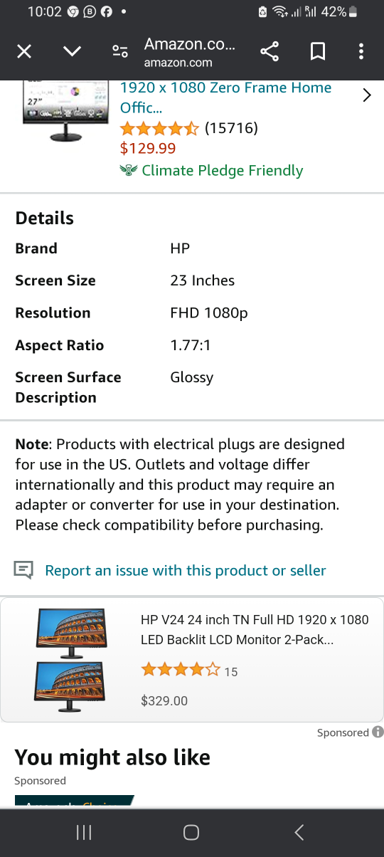 HP Monitor for Sale - photo 2