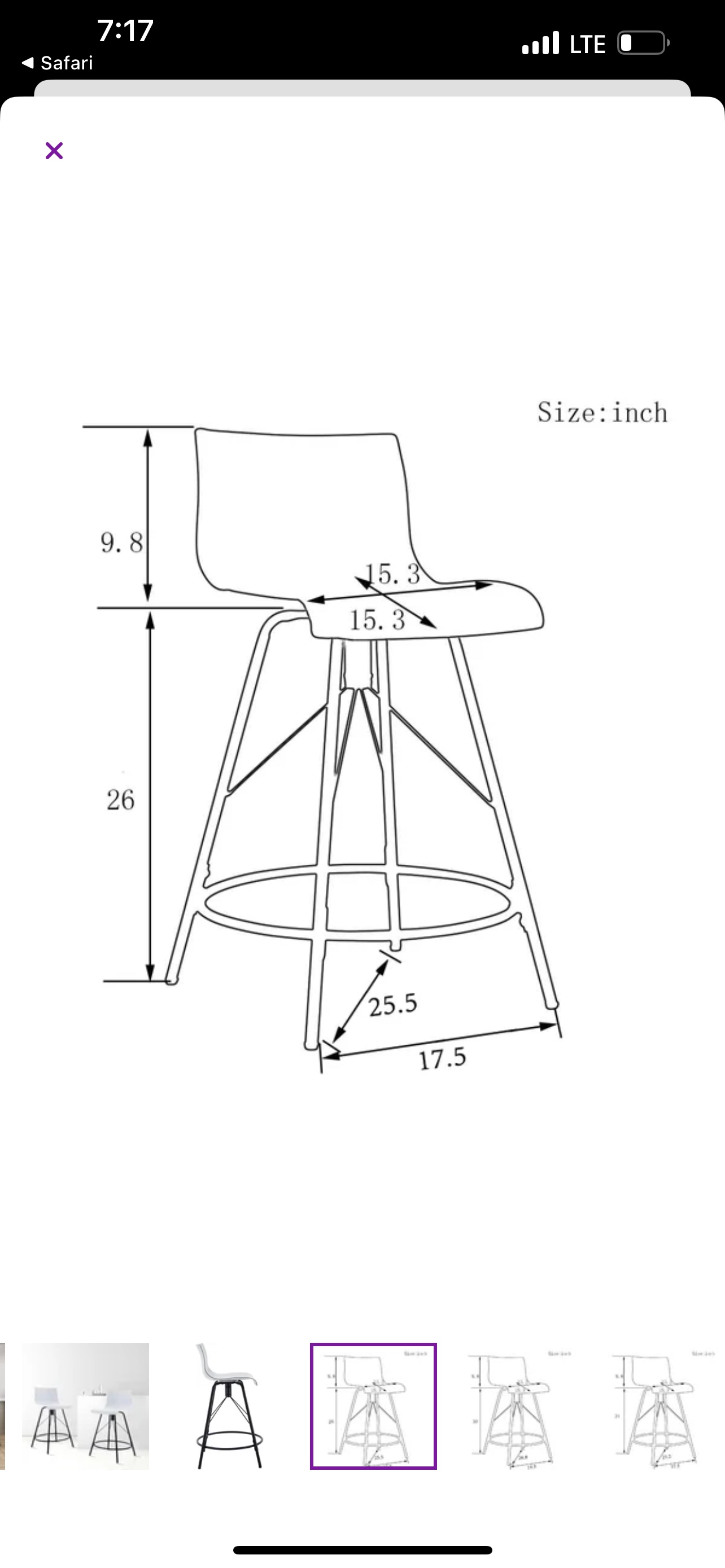 Bogdan Swivel Bar Stools - photo 4