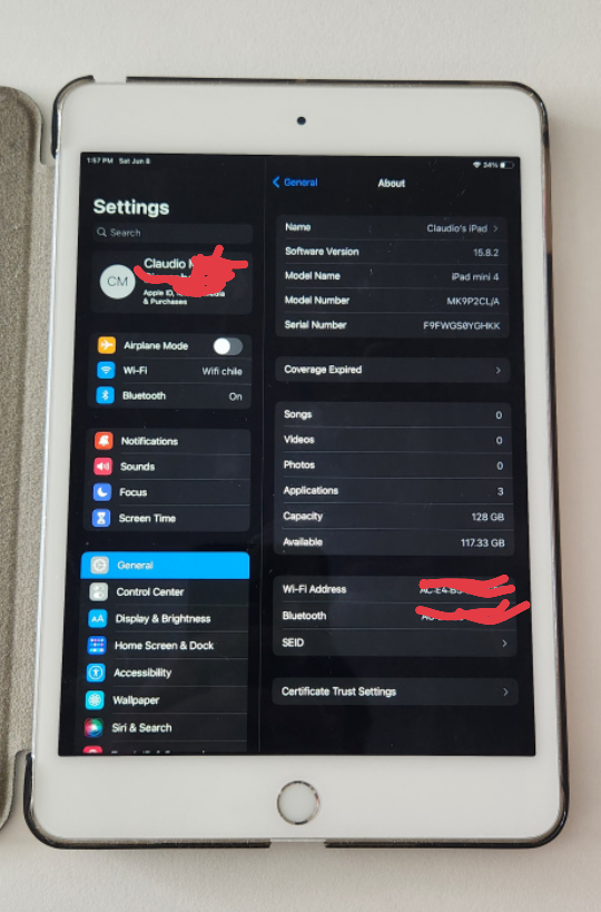 ipad mini 4 128gb with case - photo 2