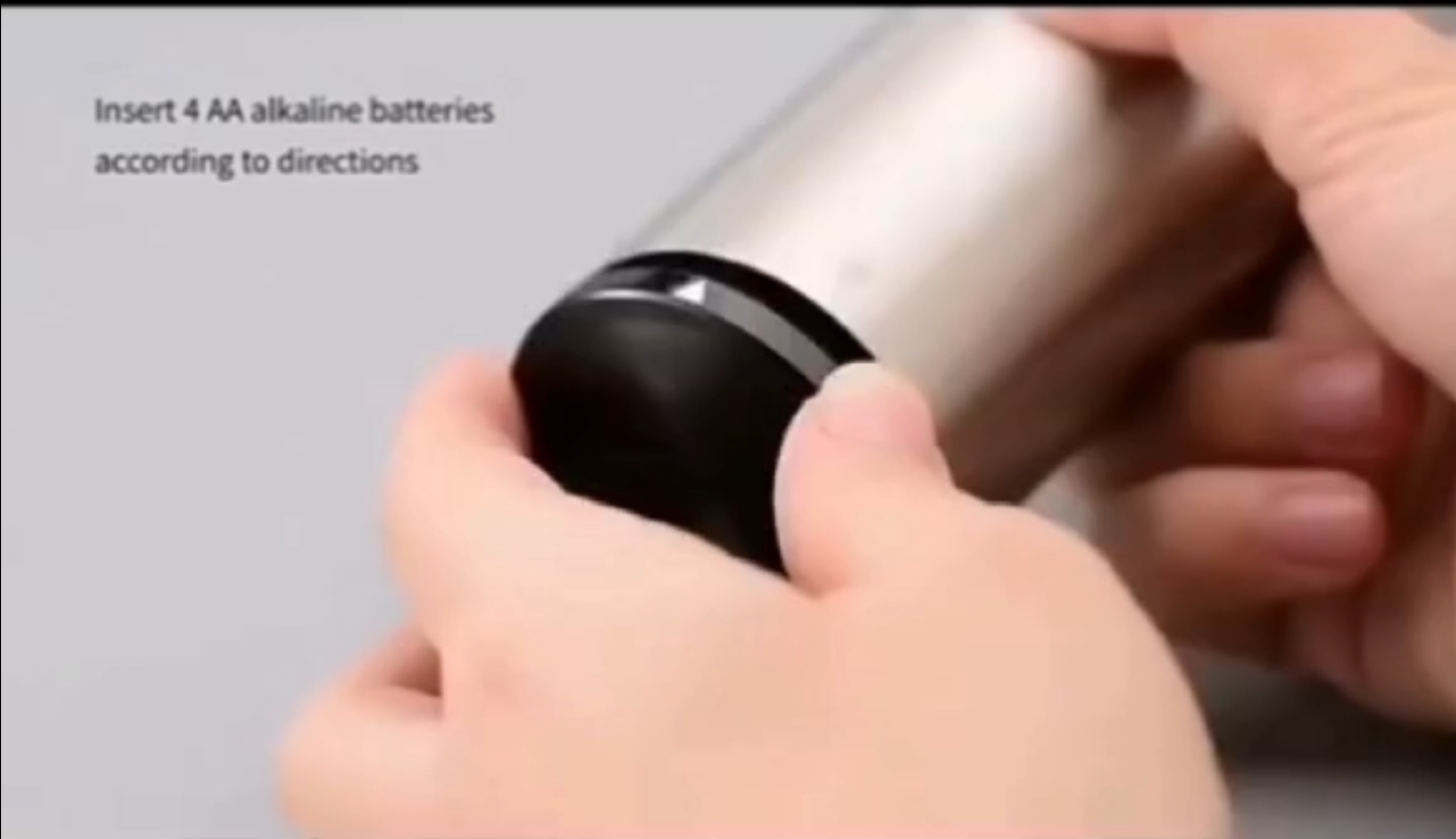 New electric wine opener, need batteries image indicator(3)