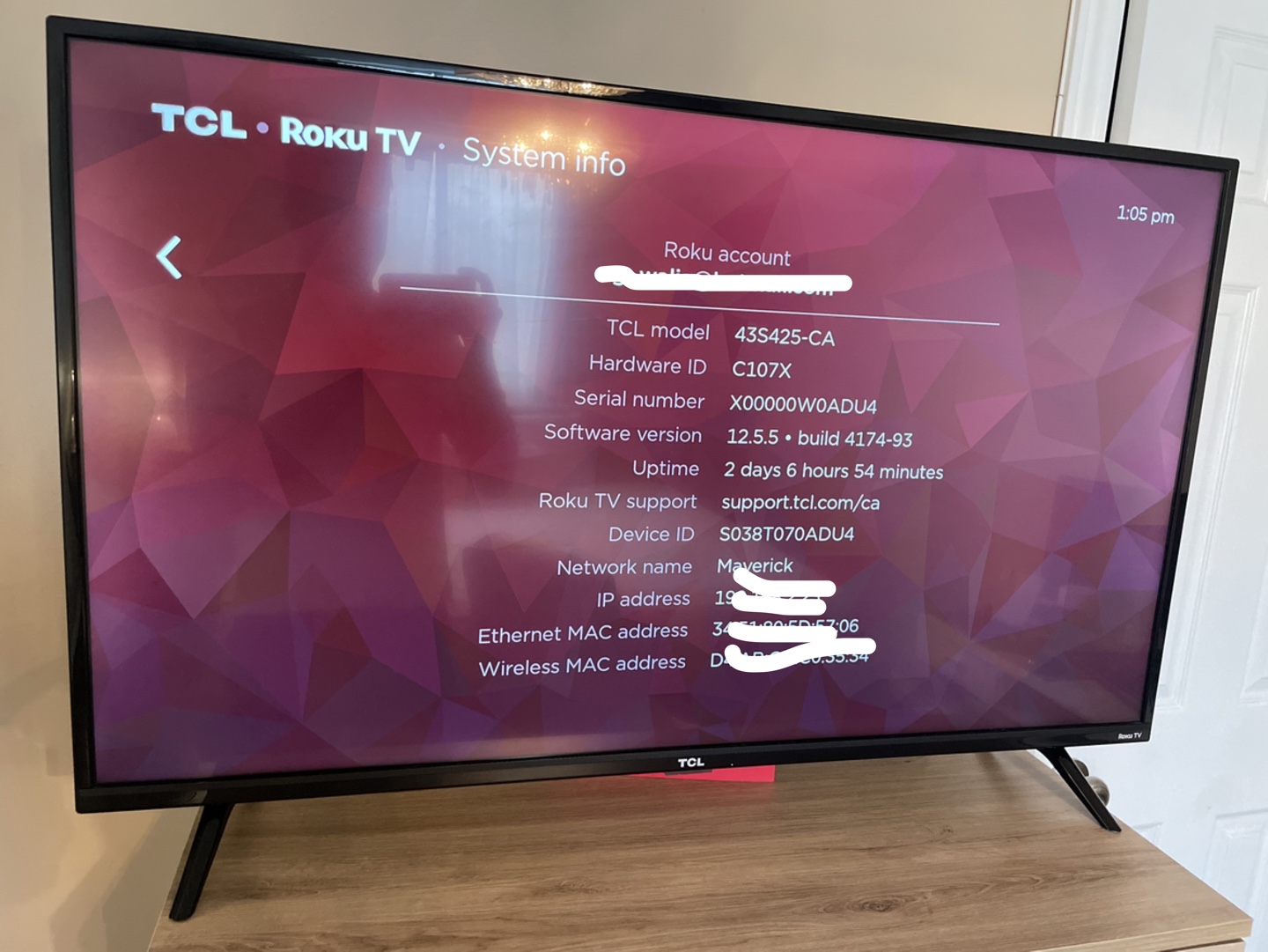 TCL 43 inch TV - photo 3