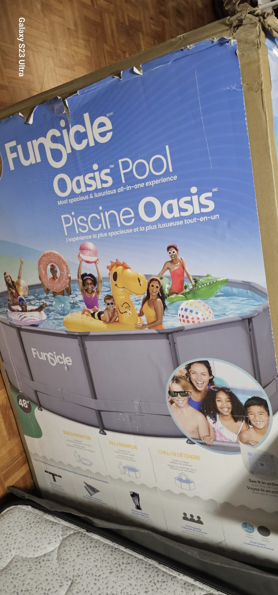 Funsicle Pool 48 inches brand new