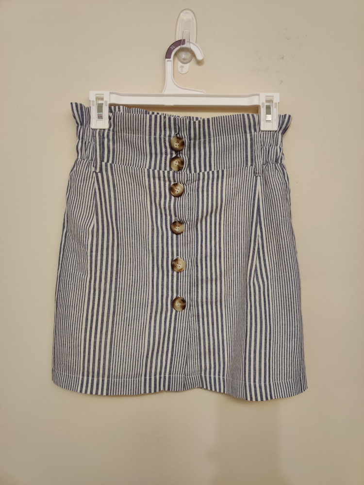 Striped high waisted skirt thumbnail