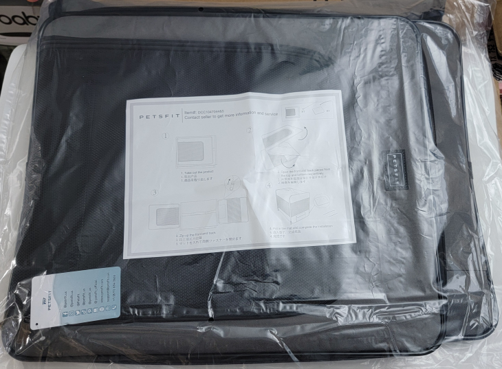 Petsfit Sided Dog Crate, Chewproof Design Breathable, Grey image indicator(7)